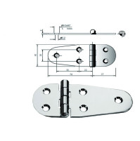 HINGES - 107X39X2 MM - S441710X - Sumar 